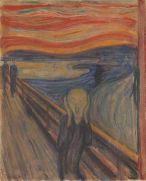 Edward Munch, The Scream of Nature, 1893-1910